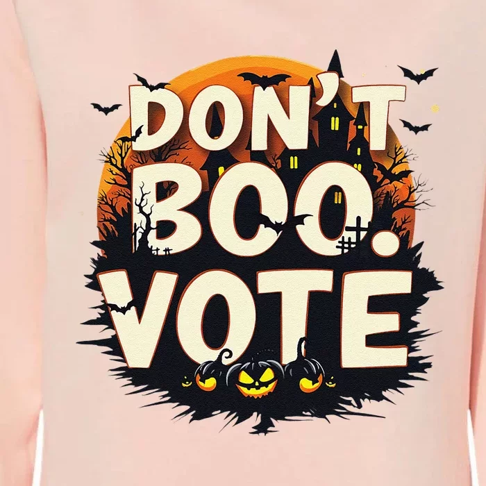 Funny Halloween DonT Boo Vote Spooky Pumpkin Womens California Wash Sweatshirt