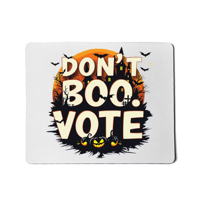 Funny Halloween DonT Boo Vote Spooky Pumpkin Mousepad