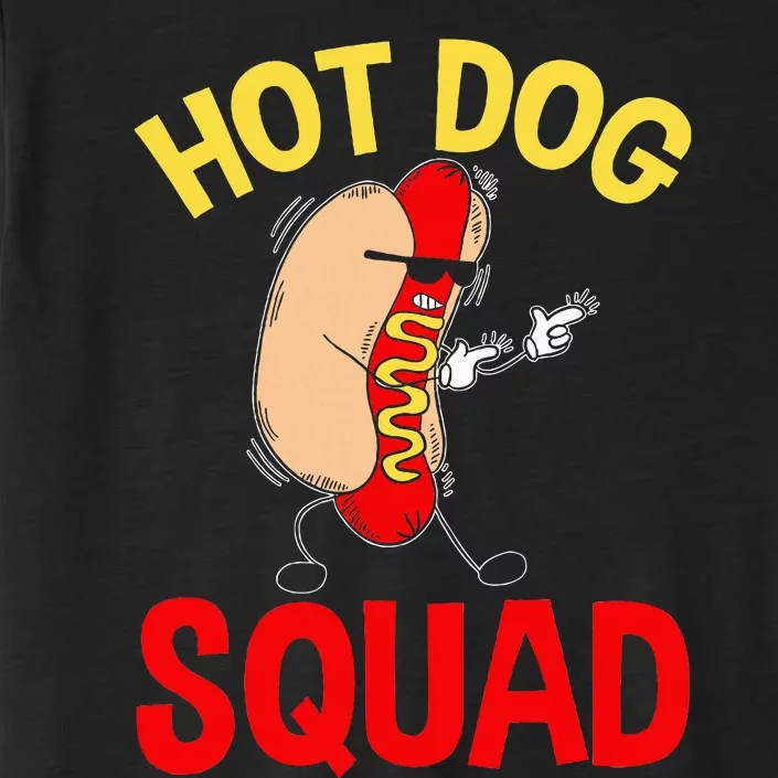 Funny Hot Dog Squad Hot Dog ChromaSoft Performance T-Shirt