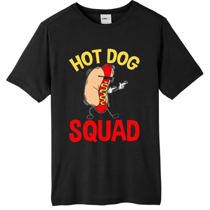 Funny Hot Dog Squad Hot Dog ChromaSoft Performance T-Shirt