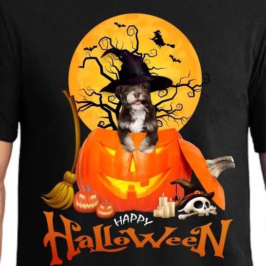 Funny Havanese Dog Spooky Halloween Pajama Set