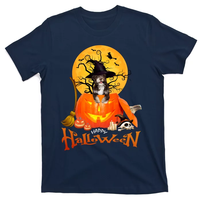 Funny Havanese Dog Spooky Halloween T-Shirt