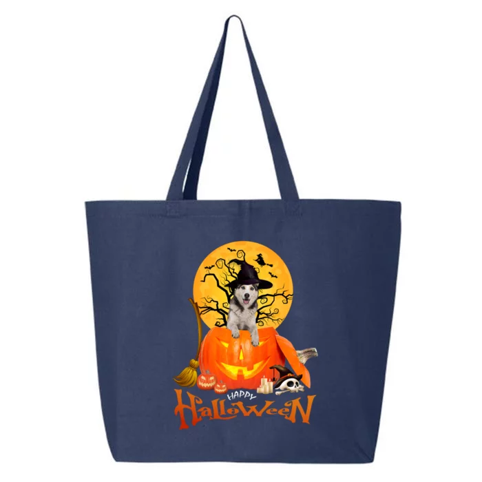 Funny Husky Dog Spooky Halloween 25L Jumbo Tote