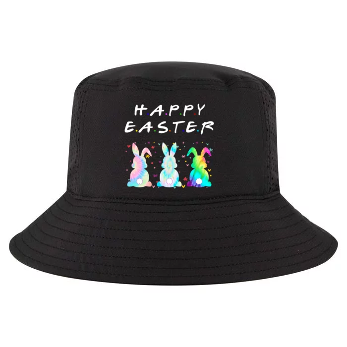 Friends Happy Easter Colorful Bunnies Cool Comfort Performance Bucket Hat