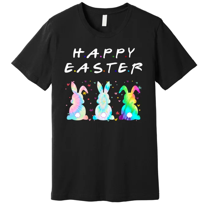 Friends Happy Easter Colorful Bunnies Premium T-Shirt