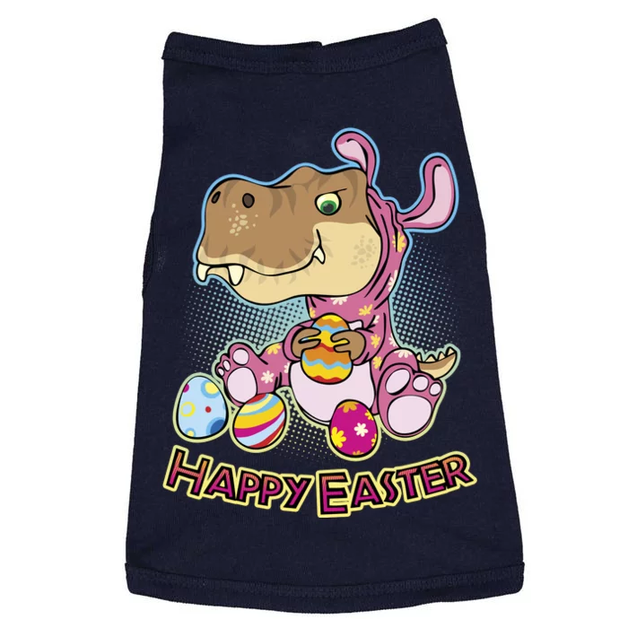 Funny Happy Easter Dinosaur Easter Bunny Costume Doggie Tank