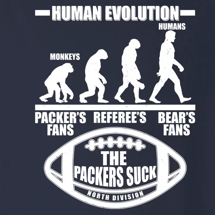 Funny Human Evolution Football Fan Toddler Long Sleeve Shirt