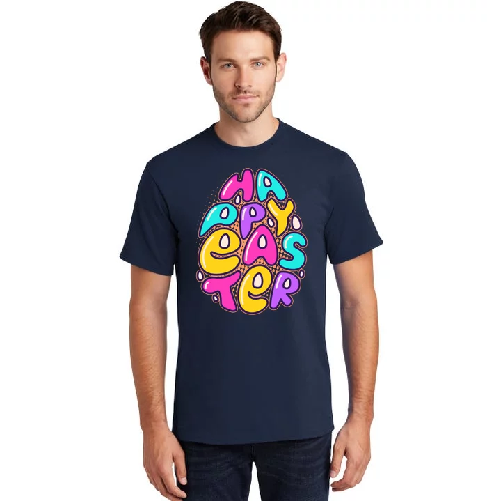 Funny Happy Easter Egg Tall T-Shirt