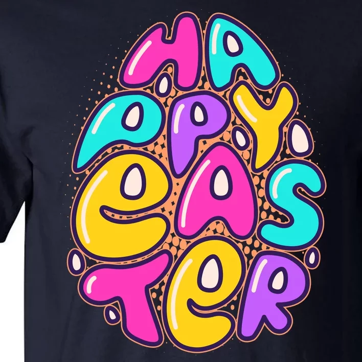 Funny Happy Easter Egg Tall T-Shirt