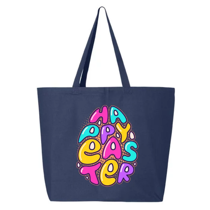 Funny Happy Easter Egg 25L Jumbo Tote