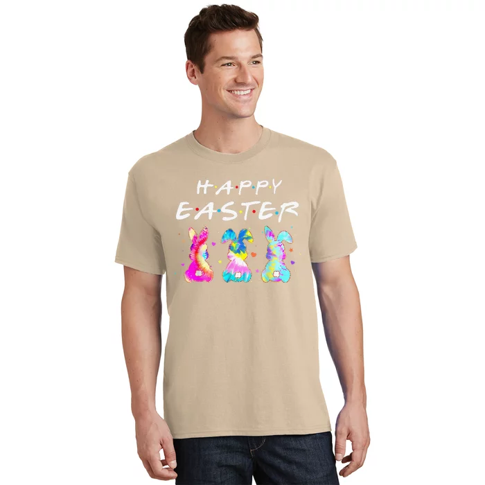 Funny Happy Easter Three Bunny For Friends Easter T-Shirt