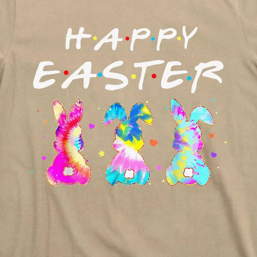 Funny Happy Easter Three Bunny For Friends Easter T-Shirt