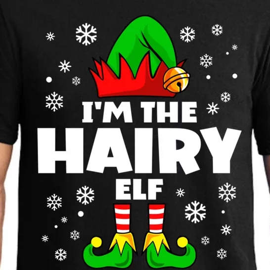 Funny Hairy Elf Family Matching Group Happy Christmas Cute Gift Pajama Set