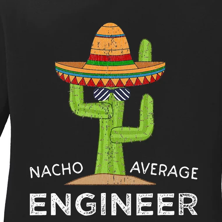 Fun Hilarious Engineering Humor Funny Saying Engineer Ladies Long Sleeve Shirt