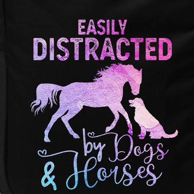 Funny Horse  Easily Distracted Impact Tech Backpack