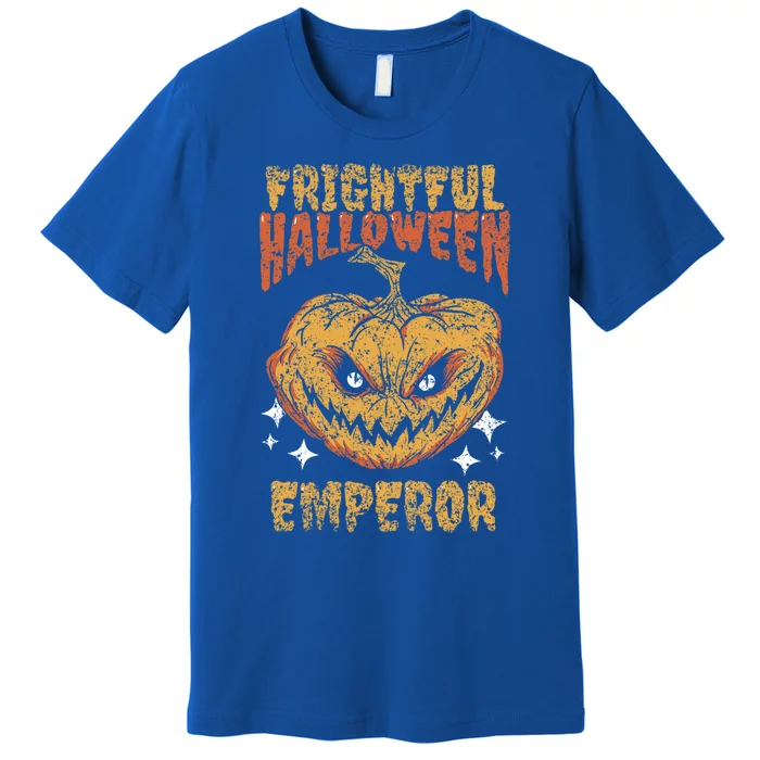 Frightful Halloween Emperor Dad Father Daddy Halloween Papa Gift Premium T-Shirt