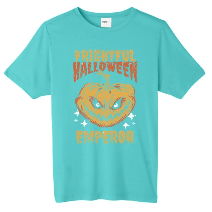 Frightful Halloween Emperor Dad Father Daddy Halloween Papa Gift ChromaSoft Performance T-Shirt