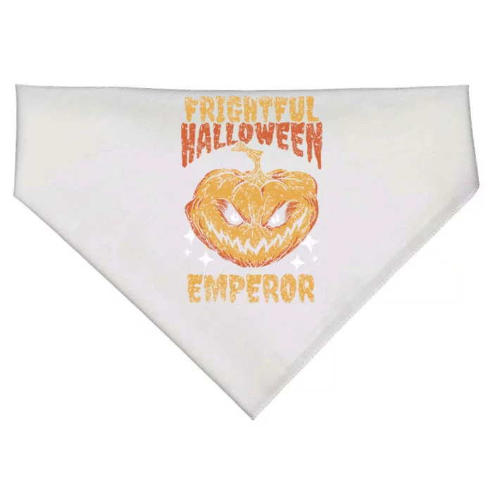 Frightful Halloween Emperor Dad Father Daddy Halloween Papa Gift USA-Made Doggie Bandana