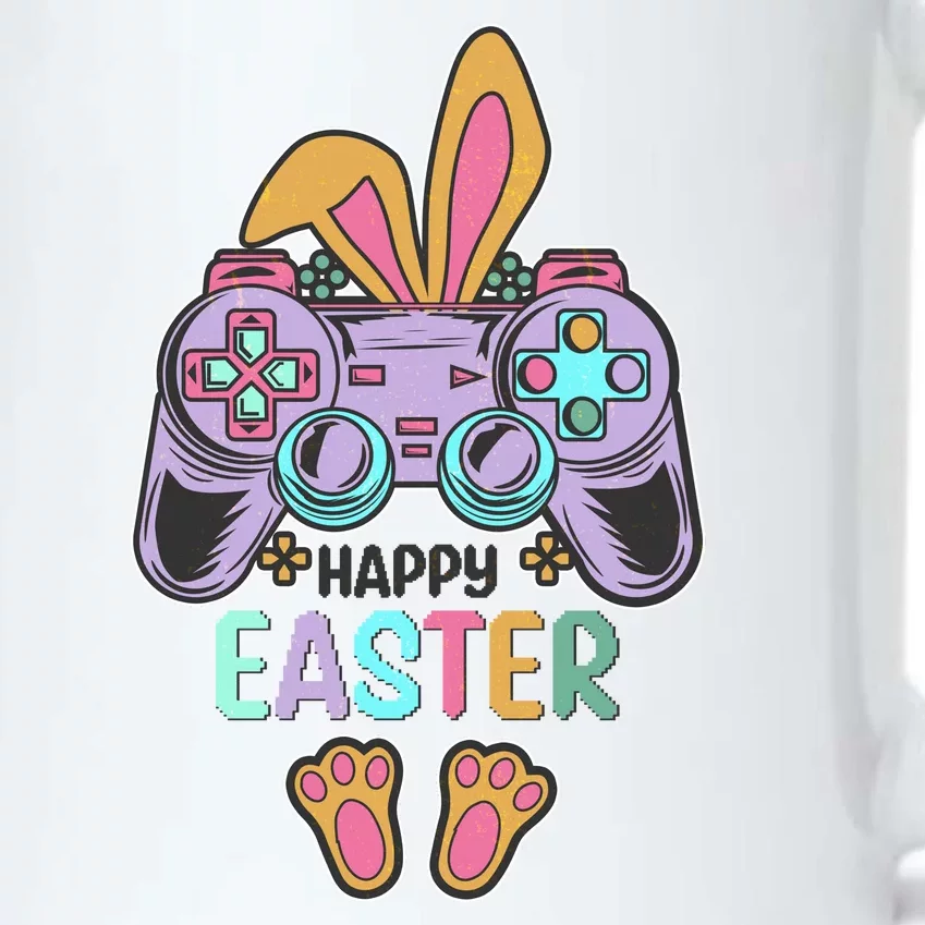 Funny Happy Easter Gamer Bunny Rabbit Controller Black Color Changing Mug