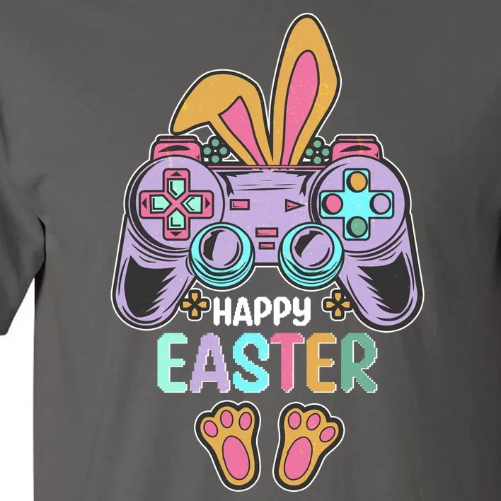 Funny Happy Easter Gamer Bunny Rabbit Controller Tall T-Shirt