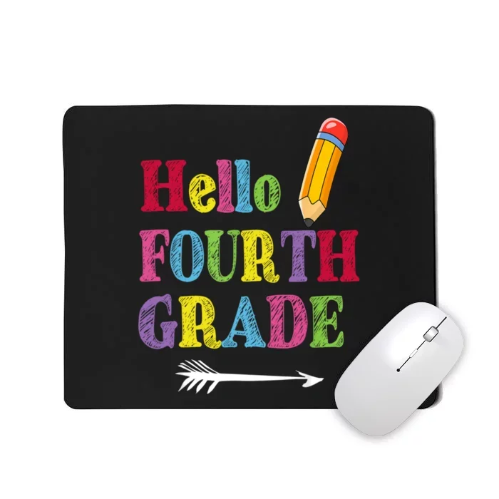 Funny Hello Fourth Grade Funny Back To The School Mousepad