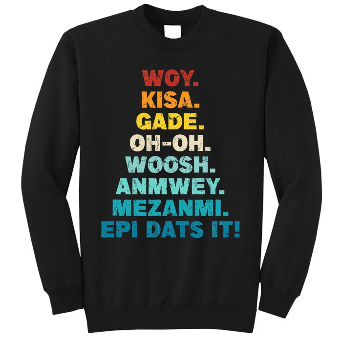 Funny Haiti Tall Sweatshirt