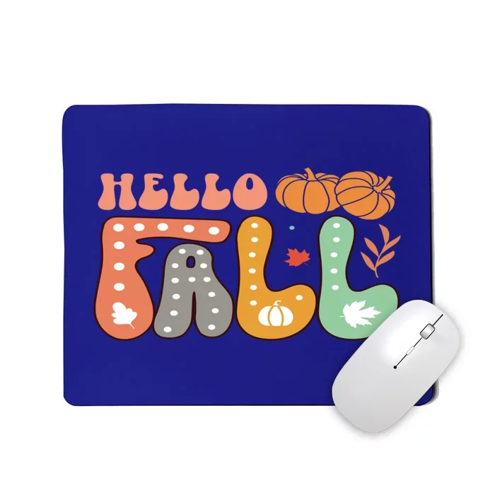 Funny Hello Fall For Thanksgiving Halloween Idea Great Gift Mousepad