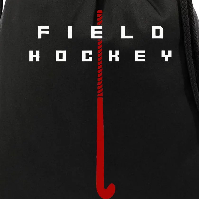 Field Hockey Field Hockey Drawstring Bag