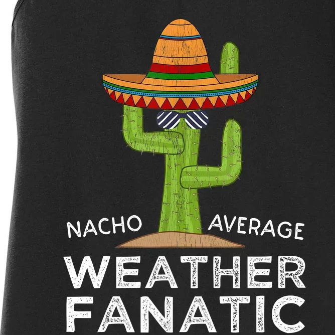 Fun Hilarious Funny Meteorology Weather Lover Women's Racerback Tank