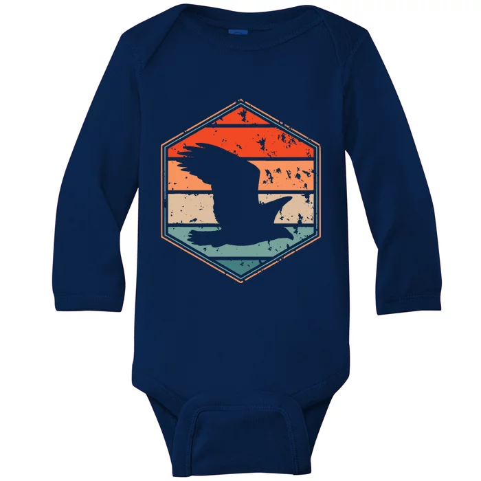 Falcon Hawk Falconry Clothes Peregrine Falcon Baby Long Sleeve Bodysuit