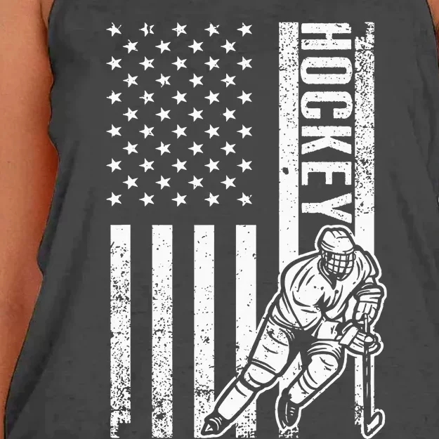 Funny Hockey Women's Knotted Racerback Tank