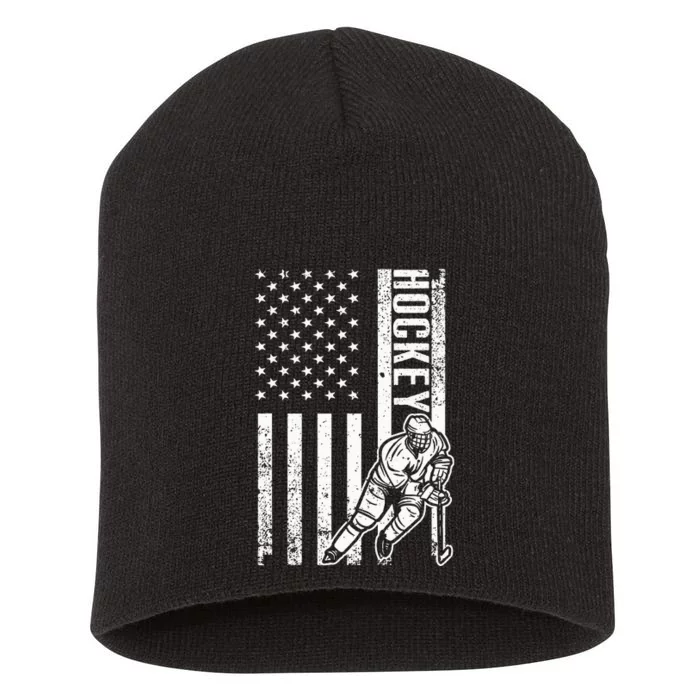 Funny Hockey Short Acrylic Beanie