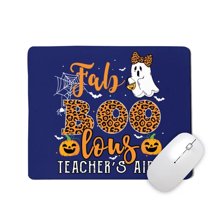 Faboolous Halloween For Teacher’S Aide Cute Leopard Mousepad