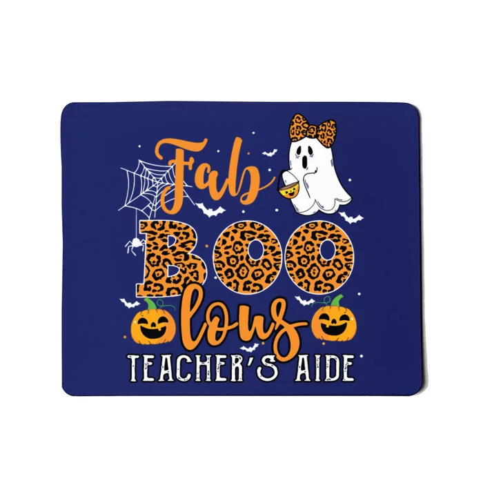 Faboolous Halloween For Teacher’S Aide Cute Leopard Mousepad