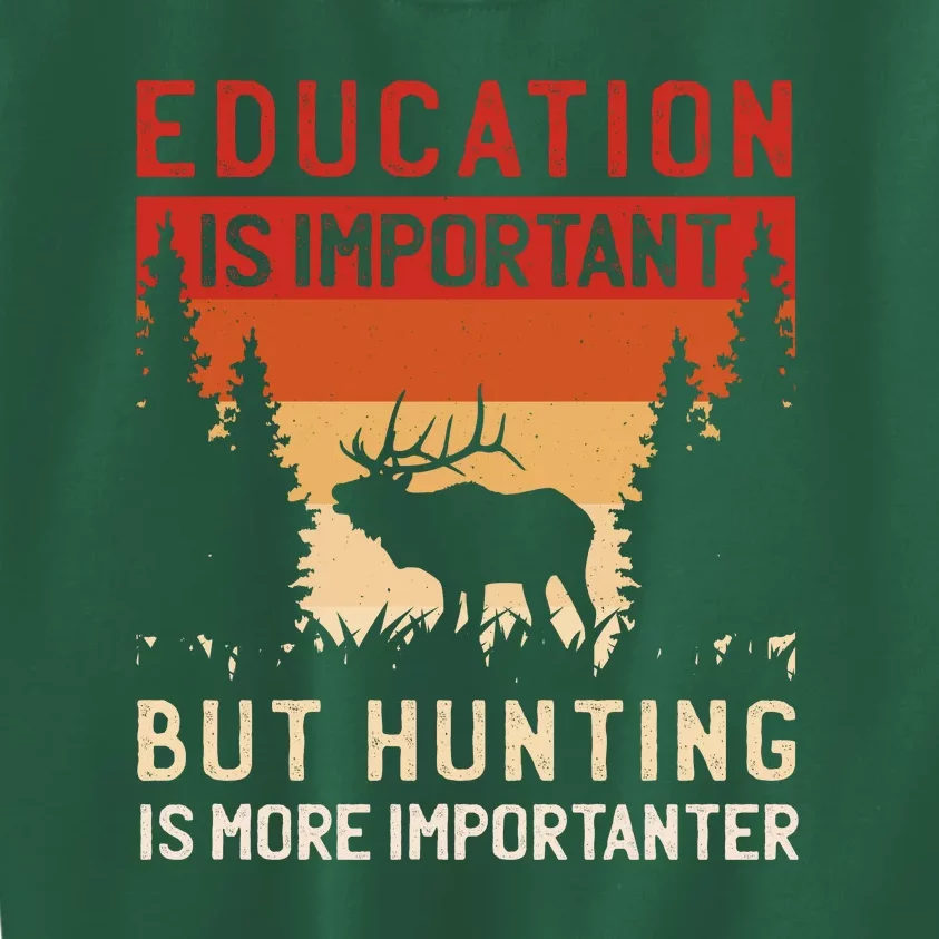 Funny Hunting Kids Sweatshirt