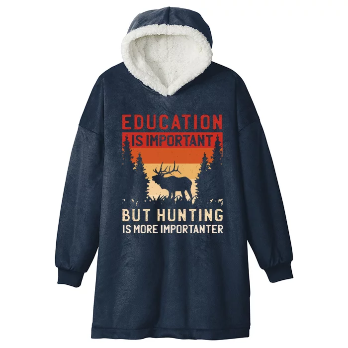 Funny Hunting Hooded Wearable Blanket