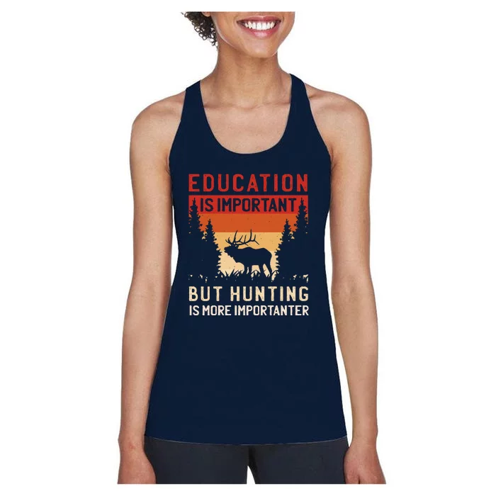 Funny Hunting Women's Racerback Tank