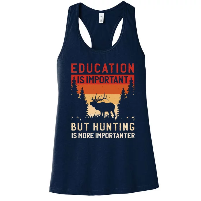 Funny Hunting Women's Racerback Tank