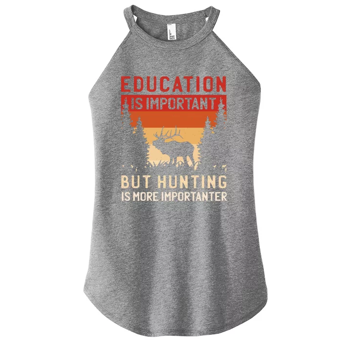 Funny Hunting Women’s Perfect Tri Rocker Tank