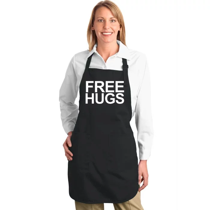 Free Hugs Full-Length Apron With Pocket