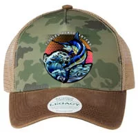 Women Want Me Fish Fear Me Funny Fishing Gift Legacy Tie Dye Trucker Hat