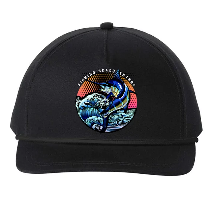 Fishing Headquarters Snapback Five-Panel Rope Hat