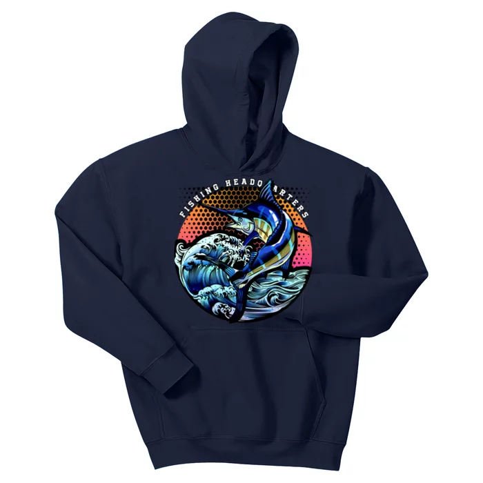 Fishing Headquarters Kids Hoodie