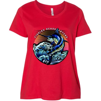 Fishing Women's Plus Size T-shirts