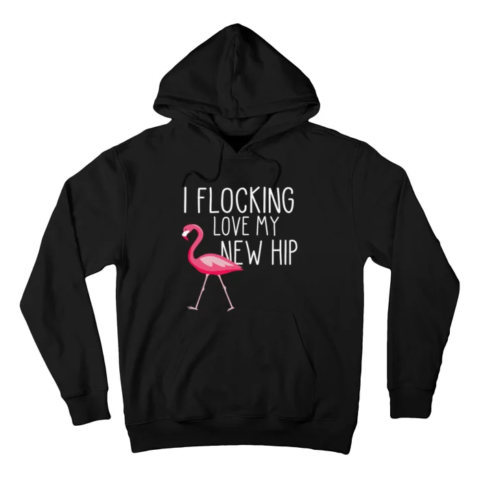 Flocking Hip Funny Pink Flamingo Hoodie