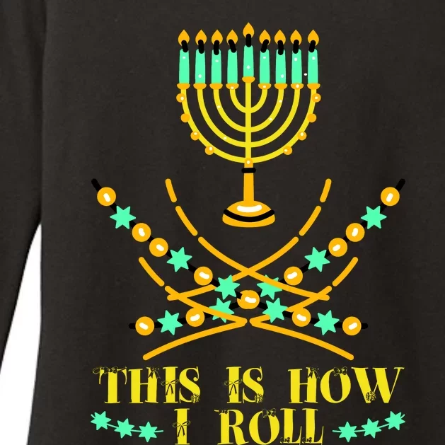 Funny Hanukkah Womens CVC Long Sleeve Shirt