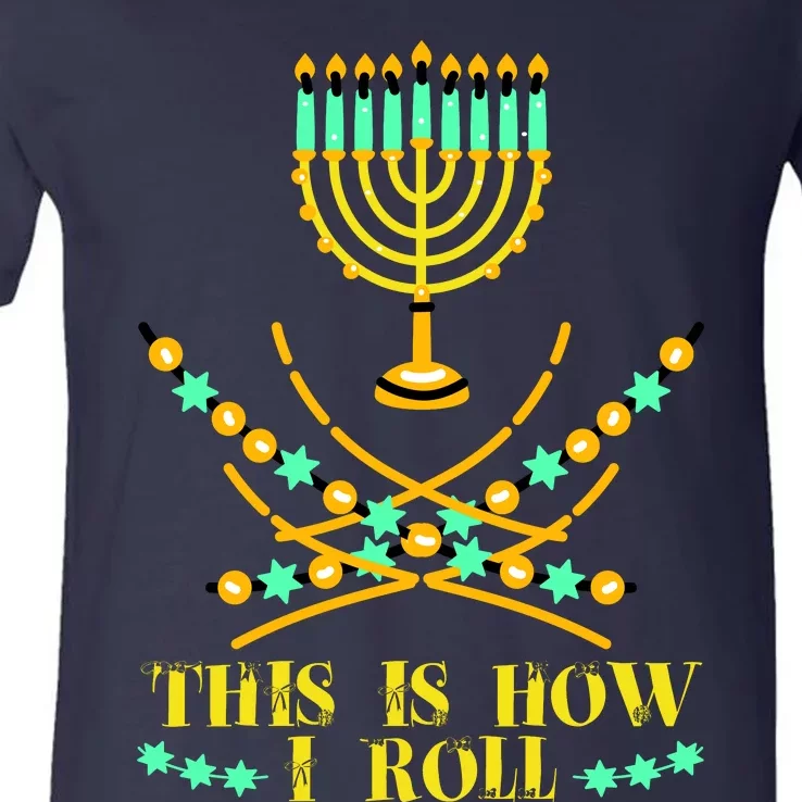 Funny Hanukkah V-Neck T-Shirt