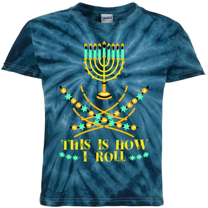 Funny Hanukkah Kids Tie-Dye T-Shirt