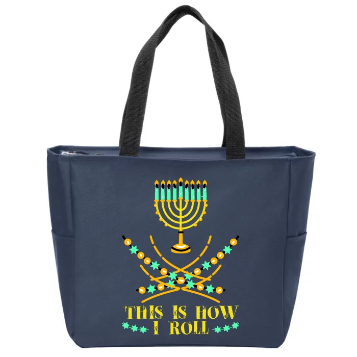 Funny Hanukkah Zip Tote Bag