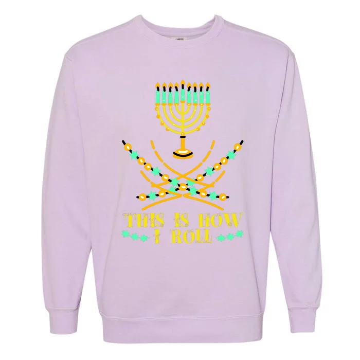 Funny Hanukkah Garment-Dyed Sweatshirt